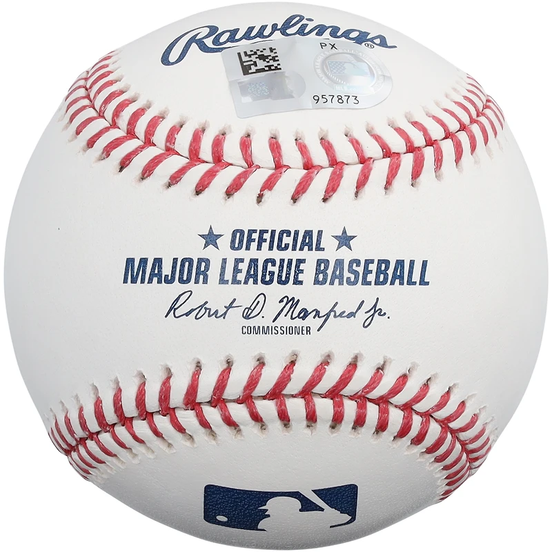 Jonah Tong New York Mets Autographed Baseball with "MLB Debut 8-29-25" Inscription