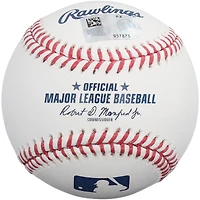 Jonah Tong New York Mets Autographed Baseball with "MLB Debut 8-29-25" Inscription