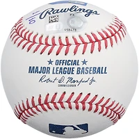 Balle de baseball autographiée par Jonah Tong (New York Mets) avec plusieurs inscriptions