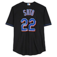 Juan Soto New York Mets Autographed Black Nike Replica Jersey  