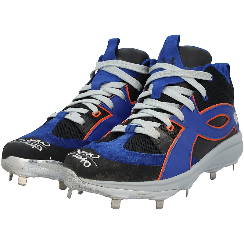 Juan Soto New York Mets Autographed Game-Used / Under Armour Cleats from the 2025 MLB Season