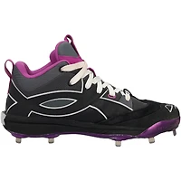 Juan Soto New York Mets Autographed Game-Used Black/Purple Under Armour Cleats from the 2025 MLB Season - HH98516008-09