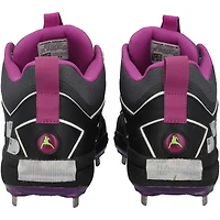 Juan Soto New York Mets Autographed Game-Used Black/Purple Under Armour Cleats from the 2025 MLB Season - HH98516008-09