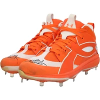 Juan Soto New York Mets Autographed Game-Used Orange Under Armour Cleats from the 2025 MLB Season - HH98516006-07
