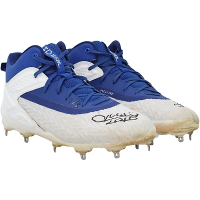 Juan Soto New York Mets Autographed Game-Used White/Blue Under Armour Cleats vs. Tampa Bay Rays on June 13, 2025