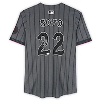 Juan Soto New York Mets Autographed Nike 2024 City Connect Limited Jersey  