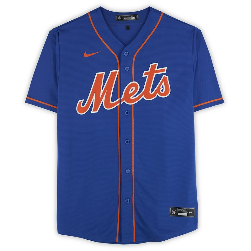 Maillot réplique Nike Royal autographié par Juan Soto des New York Mets
