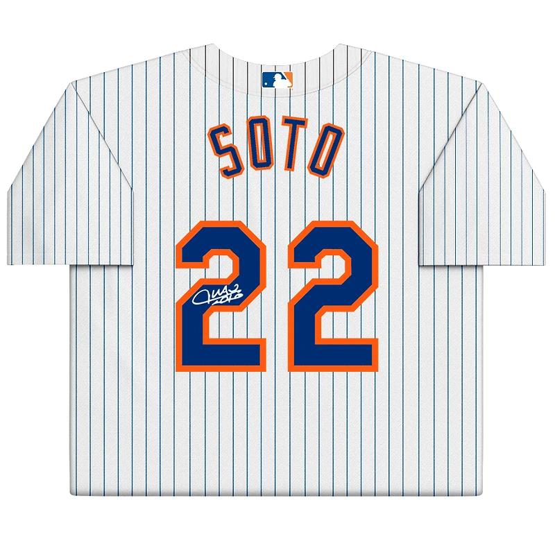 Maillot réplique Nike blanc autographié par Juan Soto des New York Mets
