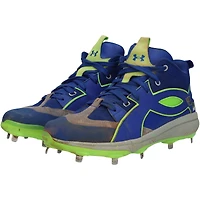 Juan Soto New York Mets Game-Used Royal/Neon Green Under Armour Cleats vs. Philadelphia Phillies on August 25, 2025 - Worn During 3rd Inning