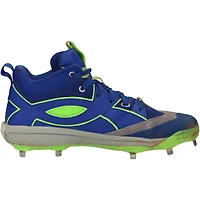 Juan Soto New York Mets Game-Used Royal/Neon Green Under Armour Cleats vs. Philadelphia Phillies on August 25, 2025 - Worn During 3rd Inning