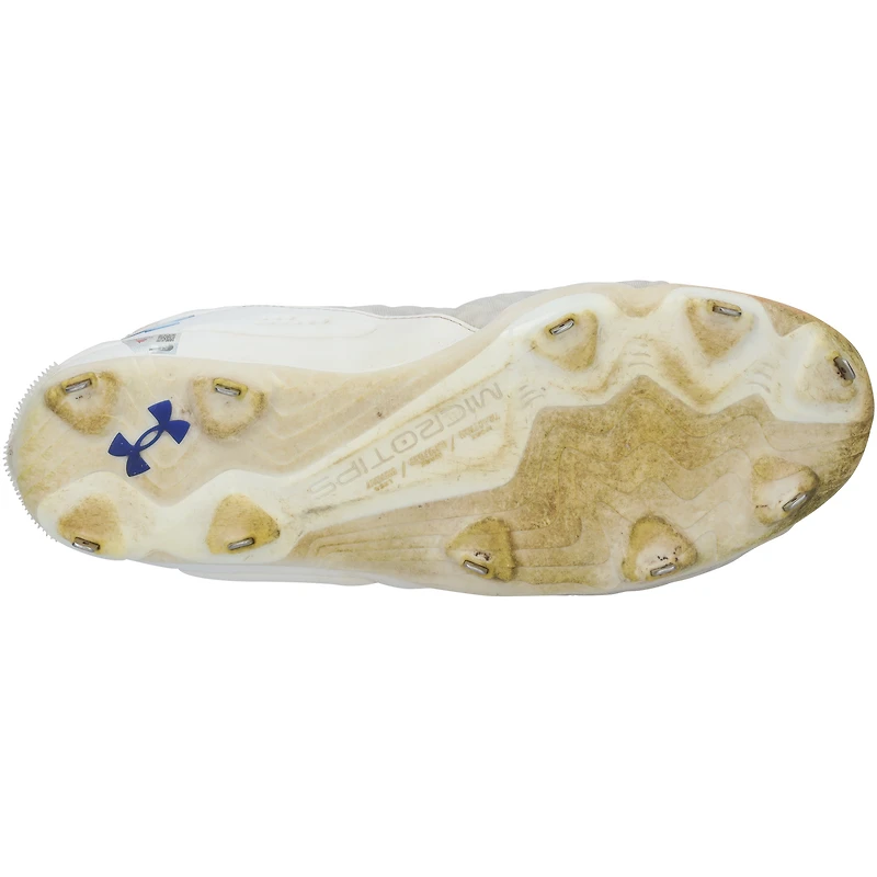 Juan Soto New York Mets Game-Used White/Royal Under Armour Cleats vs. Tampa Bay Rays on June 13, 2025 