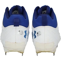 Juan Soto New York Mets Game-Used White/Royal Under Armour Cleats vs. Tampa Bay Rays on June 13, 2025 