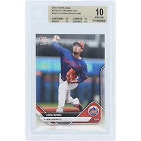 Kodai Senga New York Mets 2025 Topps Now Road to Opening Day #OD-177 BGS Authenticated 10 Card - 10,10,10,9.5 Subgrades