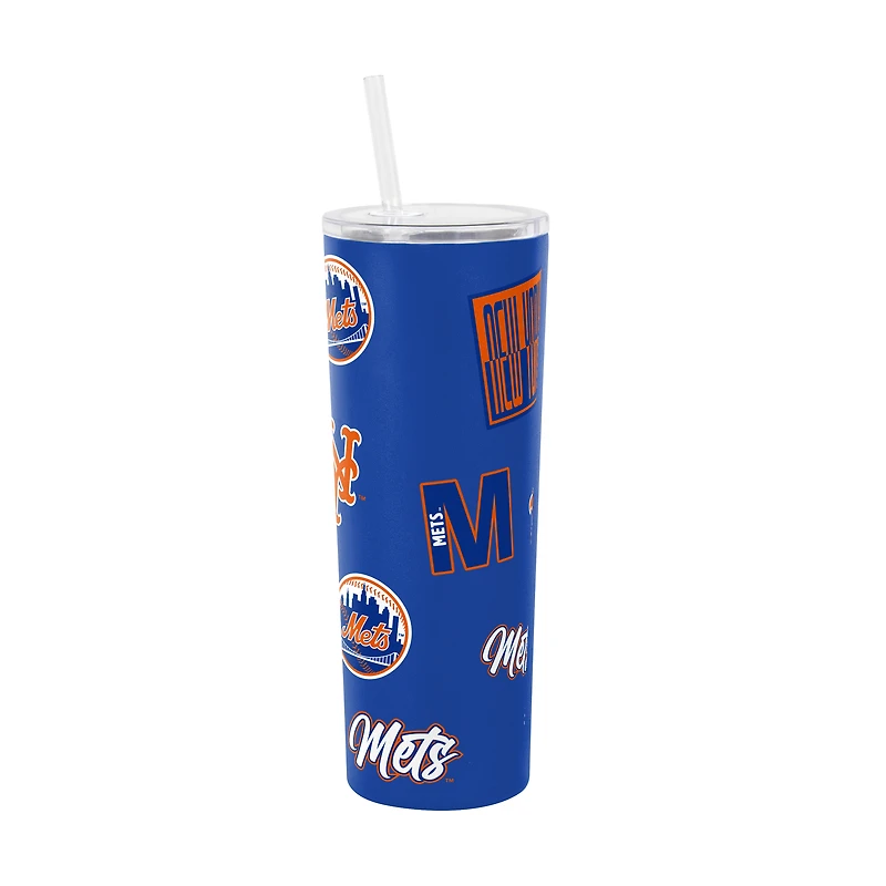 Gobelet isotherme à paille Dreamweave 30 oz Logo Brands New York Mets
