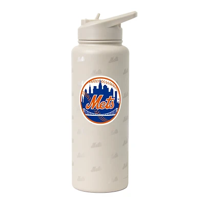 Logo Brands New York Mets 34oz. Sand Ghost Quencher Bottle