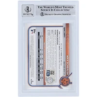 Carte 9/10 authentifiée signée par Max Scherzer des New York Mets, série 1 Bowman 2022 #91 Beckett, fanatiques témoins