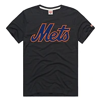 Men's Homage  Charcoal New York Mets Hyper Local Tri-Blend T-Shirt