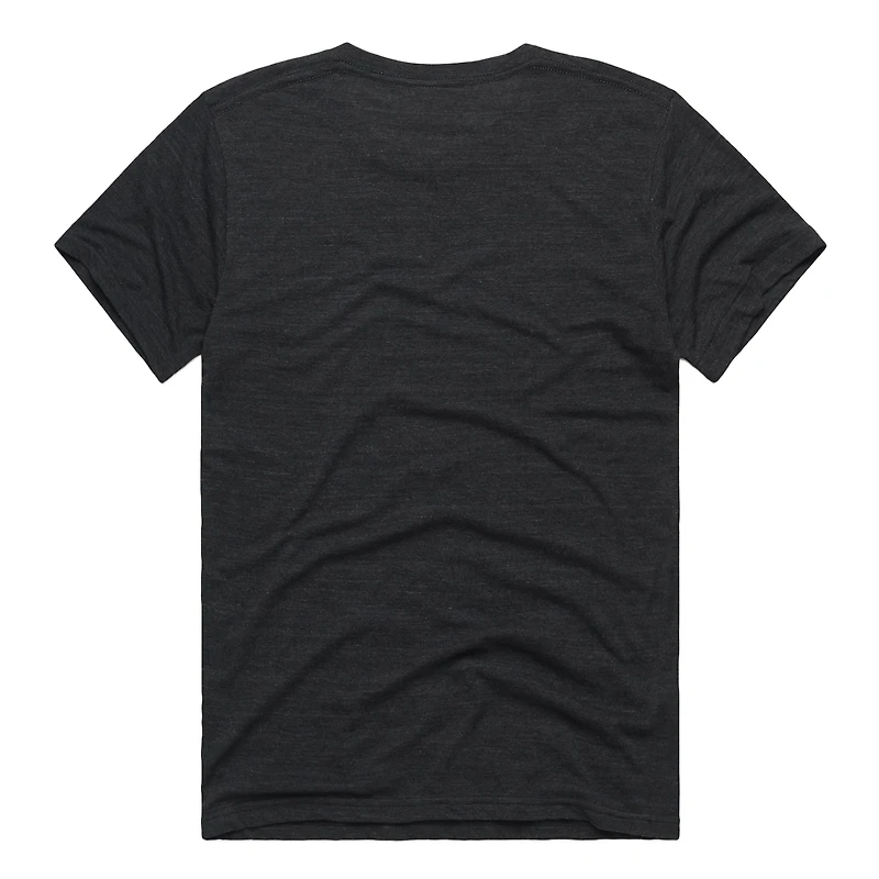 Men's Homage  Charcoal New York Mets Hyper Local Tri-Blend T-Shirt