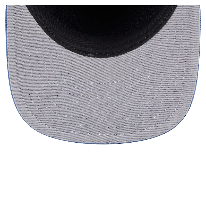 Casquette ajustée New Era 59FIFTY bleue York Mets Championship Side Flag pour homme