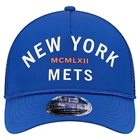Men's New Era  Royal New York Mets Minimalist 9FORTY A-Frame Adjustable Hat