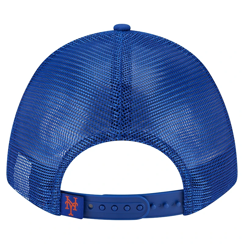 Men's New Era  Royal New York Mets Minimalist 9FORTY A-Frame Adjustable Hat