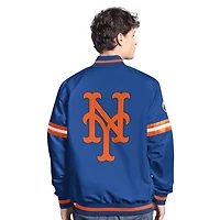 Men's Starter  Royal New York Mets Scout Full-Snap Varsity Jacket