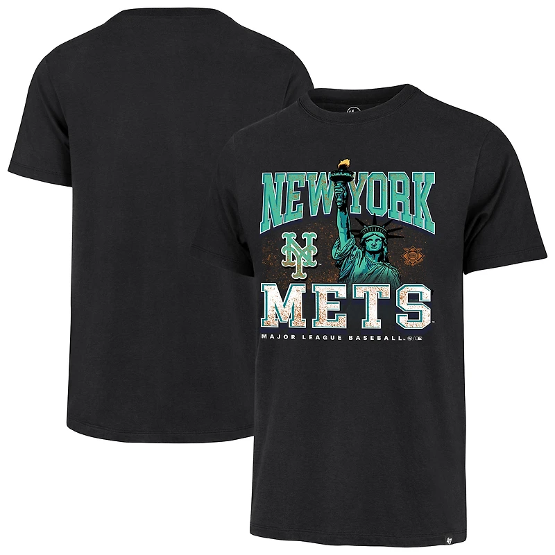 Men's '47 Cream New York Mets Regional Franklin T-Shirt