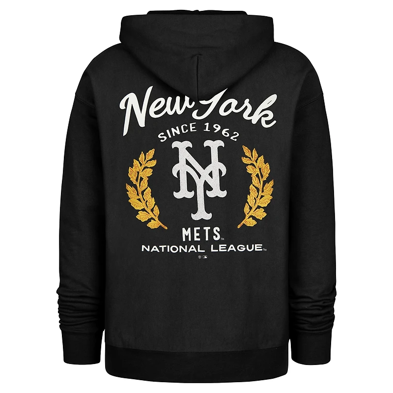 Sweat à capuche souvenir des Mets de New York noirs '47' pour homme, Laurels Foundation
