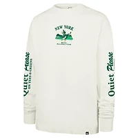 T-shirt à manches longues pour homme « 47 Cream New York Mets Quiet Please Foundation »