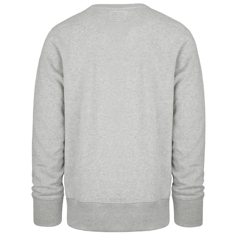 Men's '47 Gray New York Mets Letters Headline Pullover Sweatshirt