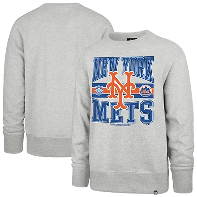 Sweat-shirt à capuche gris New York Mets '47 pour homme