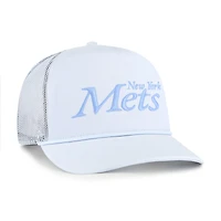 Men's '47 Light Blue New York Mets Foundation Script Hitch Adjustable Trucker Hat