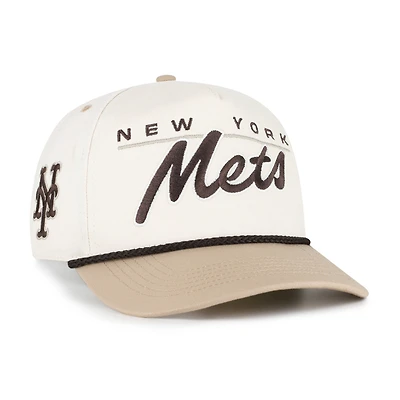 Casquette homme '47 Naturel/Beige New York Mets Neutral Terrain Hitch Rope réglable