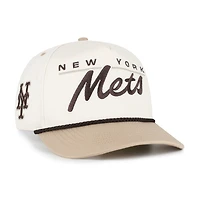Casquette homme '47 Naturel/Beige New York Mets Neutral Terrain Hitch Rope réglable