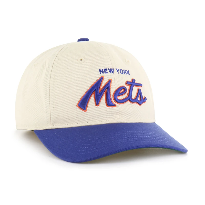 Men's '47 Natural New York Mets Crosstown Franchise Fitted Hat