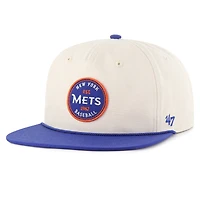 Casquette snapback Payson Captain des Mets de New York '47 Natural pour homme
