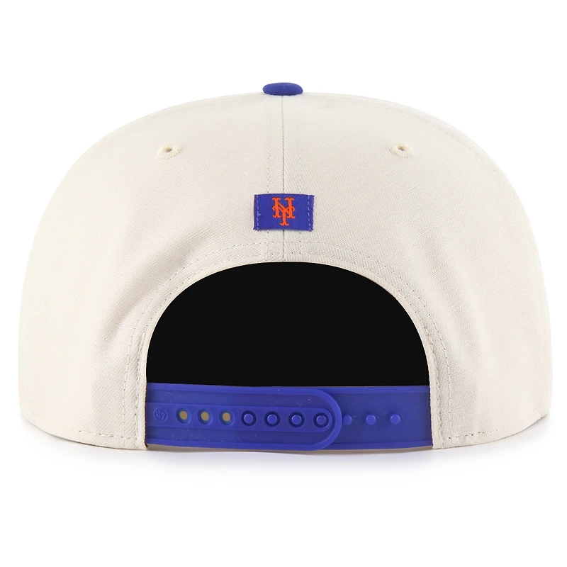 Men's '47  Natural New York Mets Payson Captain Snapback Hat