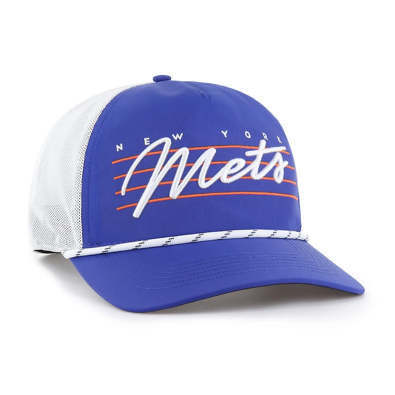 Men's '47 Royal New York Mets Brrr Downburst Mesh Hitch Adjustable Hat
