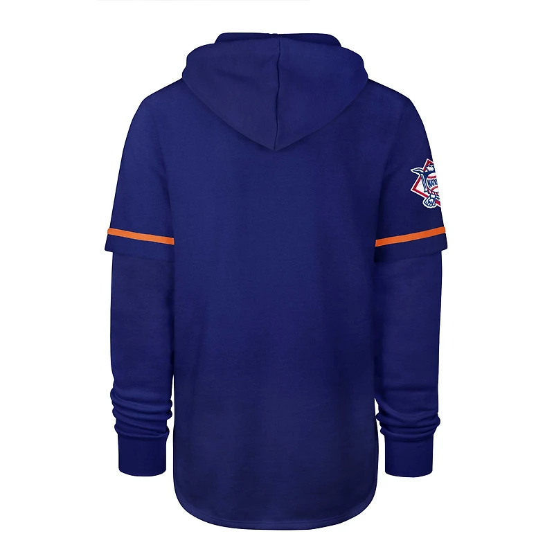 Chandail à capuchon d'arrêt-court Royal New York Mets '47 pour homme
