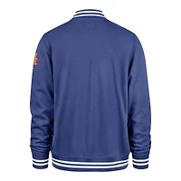 Men's '47 Royal New York Mets Wax Pack Pro Camden Full-Zip Track Jacket