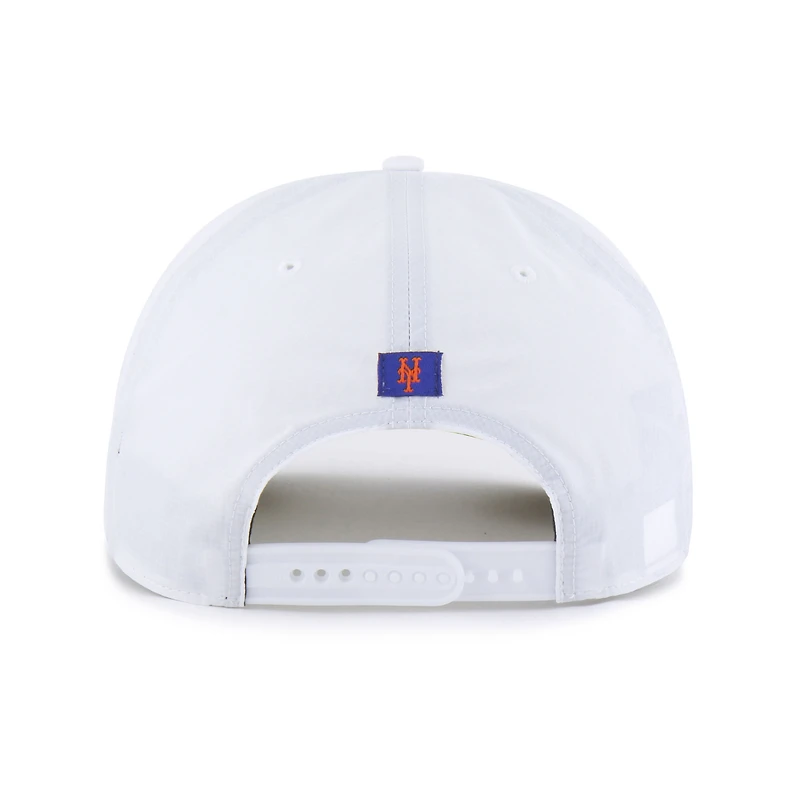 Casquette ajustable blanche « 47 » des Mets de New York pour homme, modèle Brrr Fairway Hitch