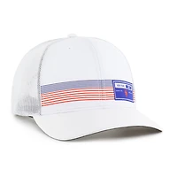 Men's '47  White New York Mets Rangefinder brrr Trucker Adjustable Hat