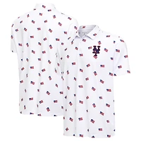 Polo Americana Antigua blanc New York Mets pour hommes