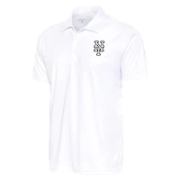Men's Antigua New York Mets Metallic Tribute Polo