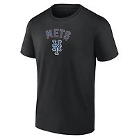 Men's Black New York Mets Cooperstown Collection Winning Streak Alternate Custom T-Shirt