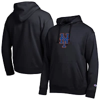 Men's Champion Black New York Mets All Star Embroidered Logo Hoodie