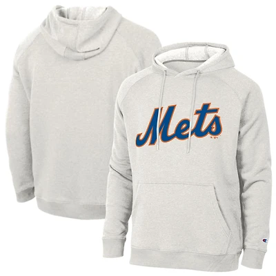 Sweat à capuche raglan Champion pour homme, gris chiné ultra clair