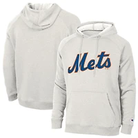 Sweat à capuche raglan Champion pour homme, gris chiné ultra clair