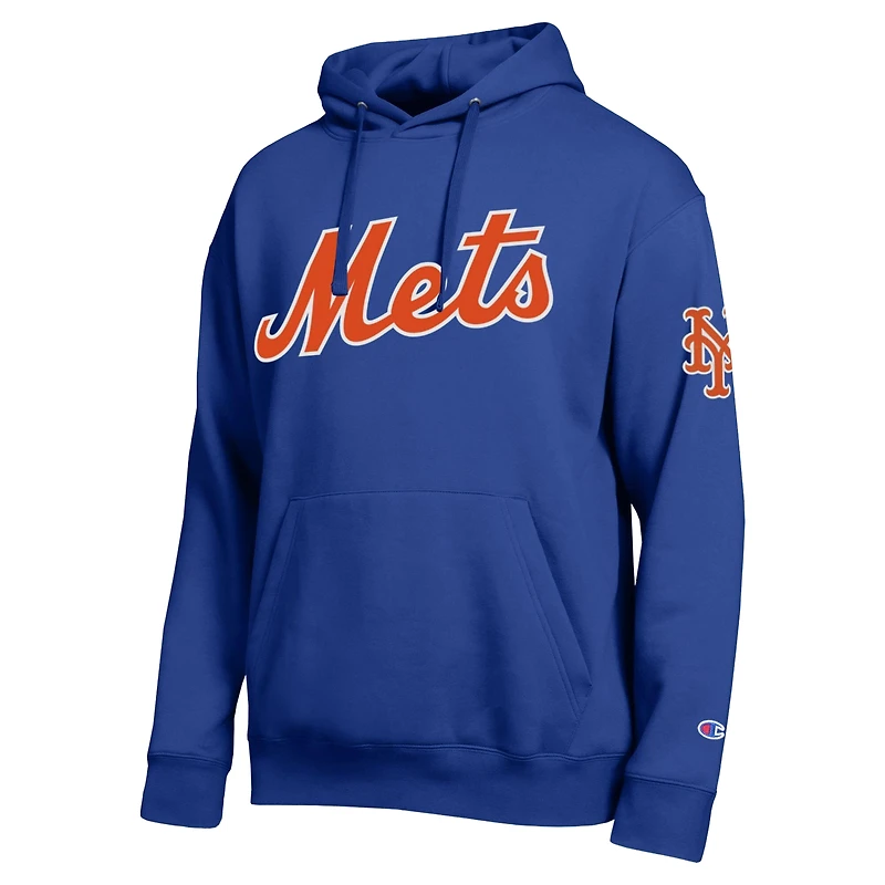 Men's Champion  Royal New York Mets All Star Wordmark Hoodie