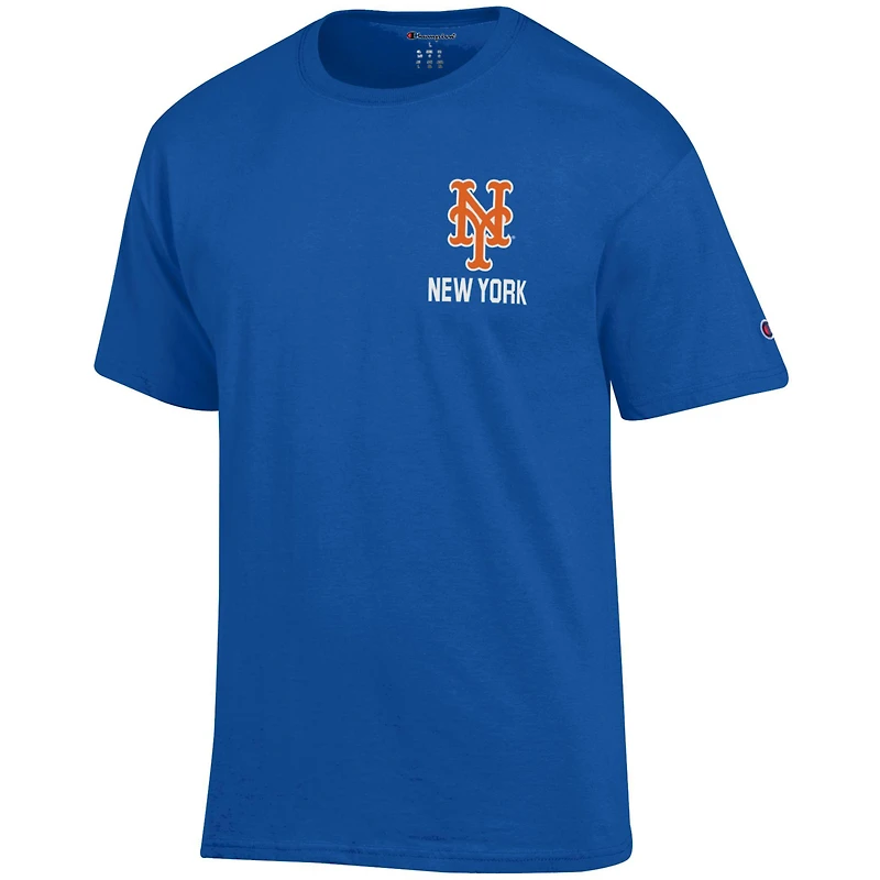 Men's Champion  Royal New York Mets Jersey T-Shirt